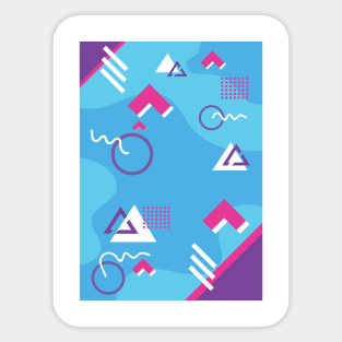 Abstract composition 0.02 Sticker